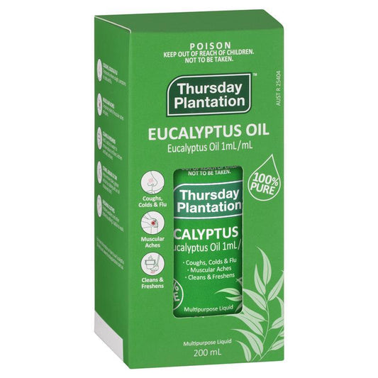 Pure Eucalyptus Oil (200ml)