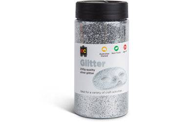 Glitter Jar - 200g - Silver