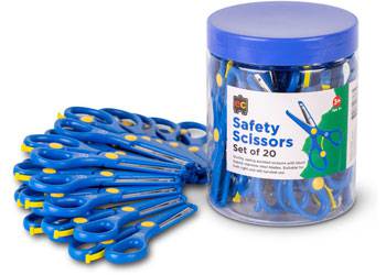 Bulk Buy Safety Scissors - 20 Pack