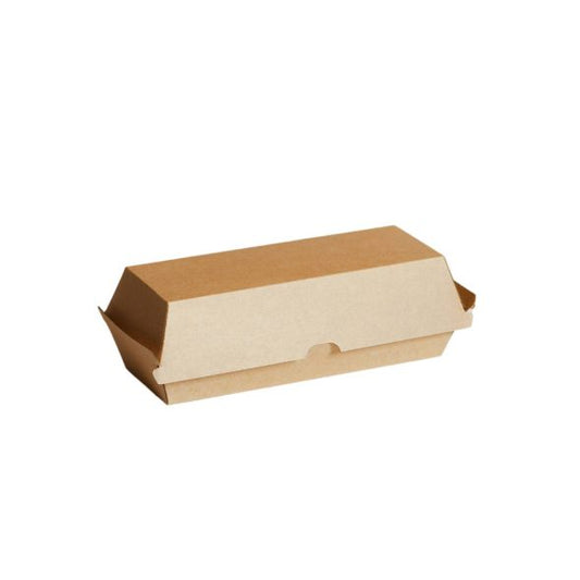 Enviro Hot Dog Box – Brown Kraft (CTN-200pcs)
