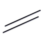 Black Regular Paper Straws - 3ply