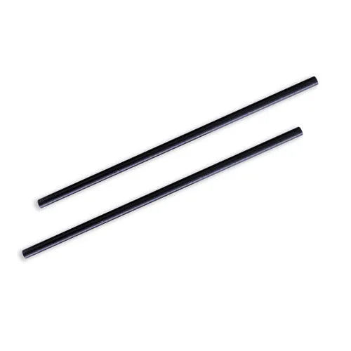 Black Regular Paper Straws - 3ply