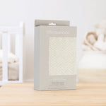 Wholesale Little Bamboo Jersey Fitted Sheet Cot - Herringbone