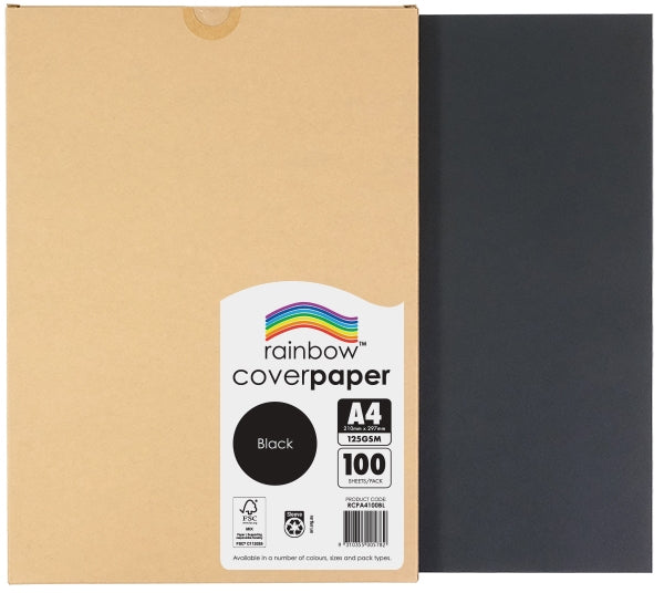 Rainbow Cover Paper A4 - 100 Sheets (125gsm)