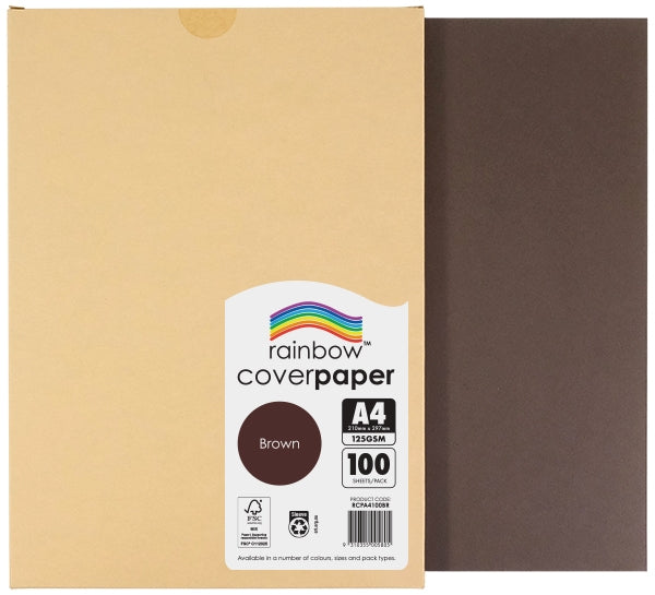 Rainbow Cover Paper A4 - 100 Sheets (125gsm)
