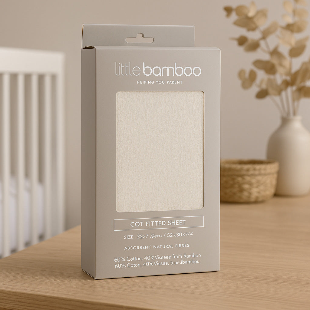 Wholesale Little Bamboo Jersey Fitted Sheet Cot - Marle