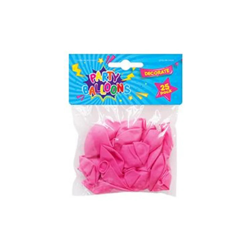 Wholesale Party Balloons - Solid Colours - Pink