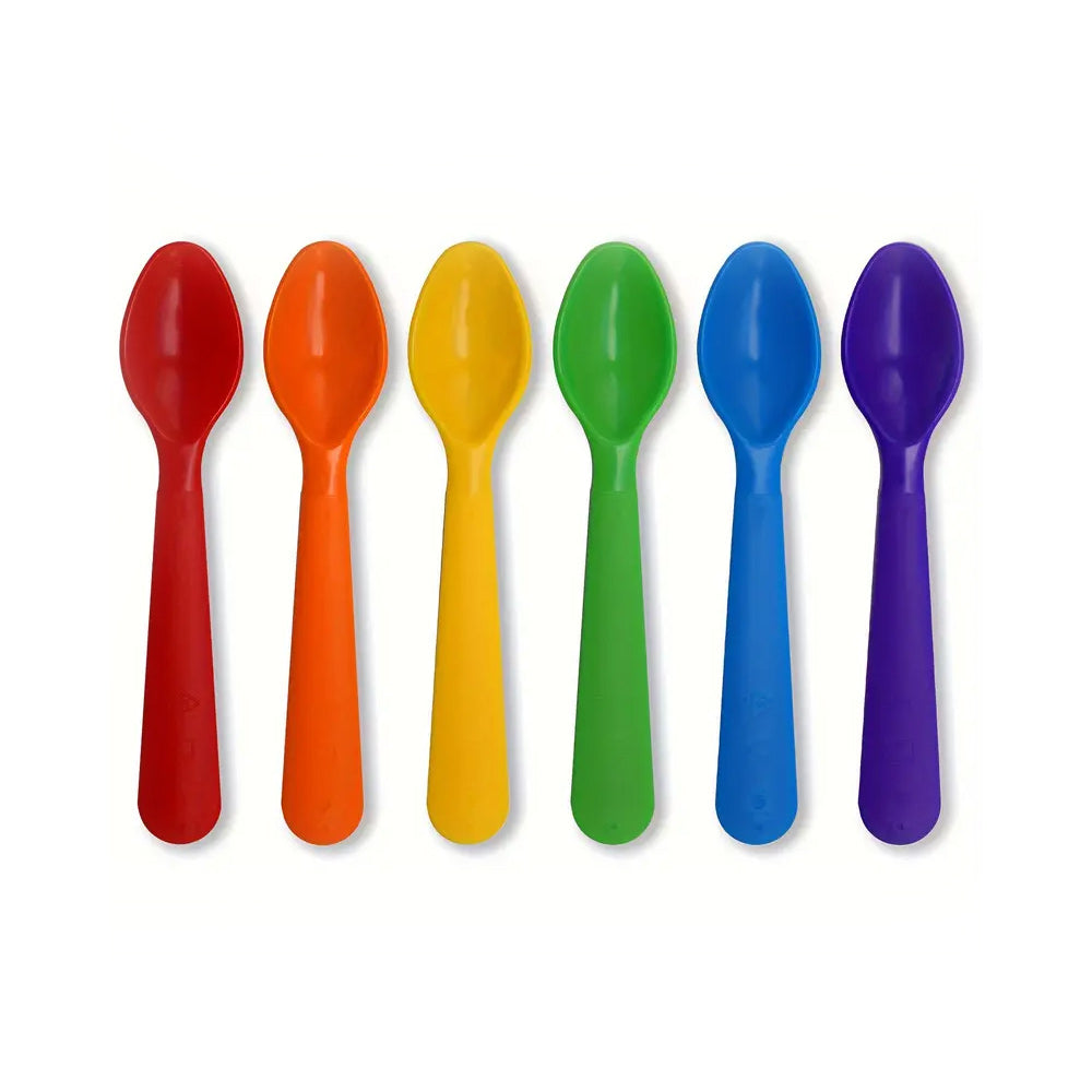 Kids Plastic Spoons - 6 Pack