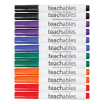 Teachables Multicolour Whiteboard Marker Bullet - 12 Pack