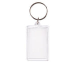 Rectangle Key Ring Tags 10 Pack 1