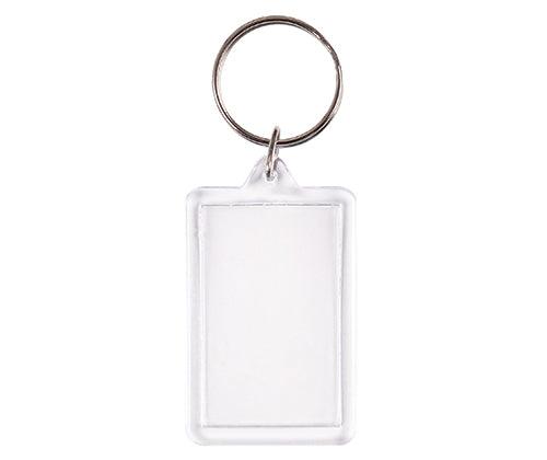 Rectangle Key Ring Tags 10 Pack 1