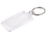 Rectangle Key Ring Tags 10 Pack 2