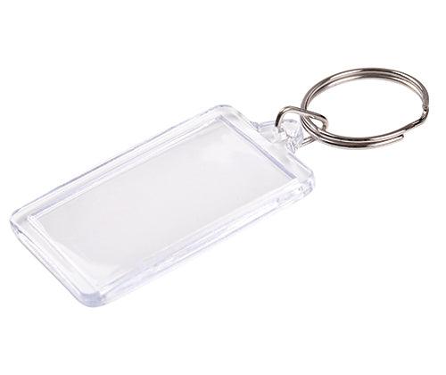 Rectangle Key Ring Tags 10 Pack 2