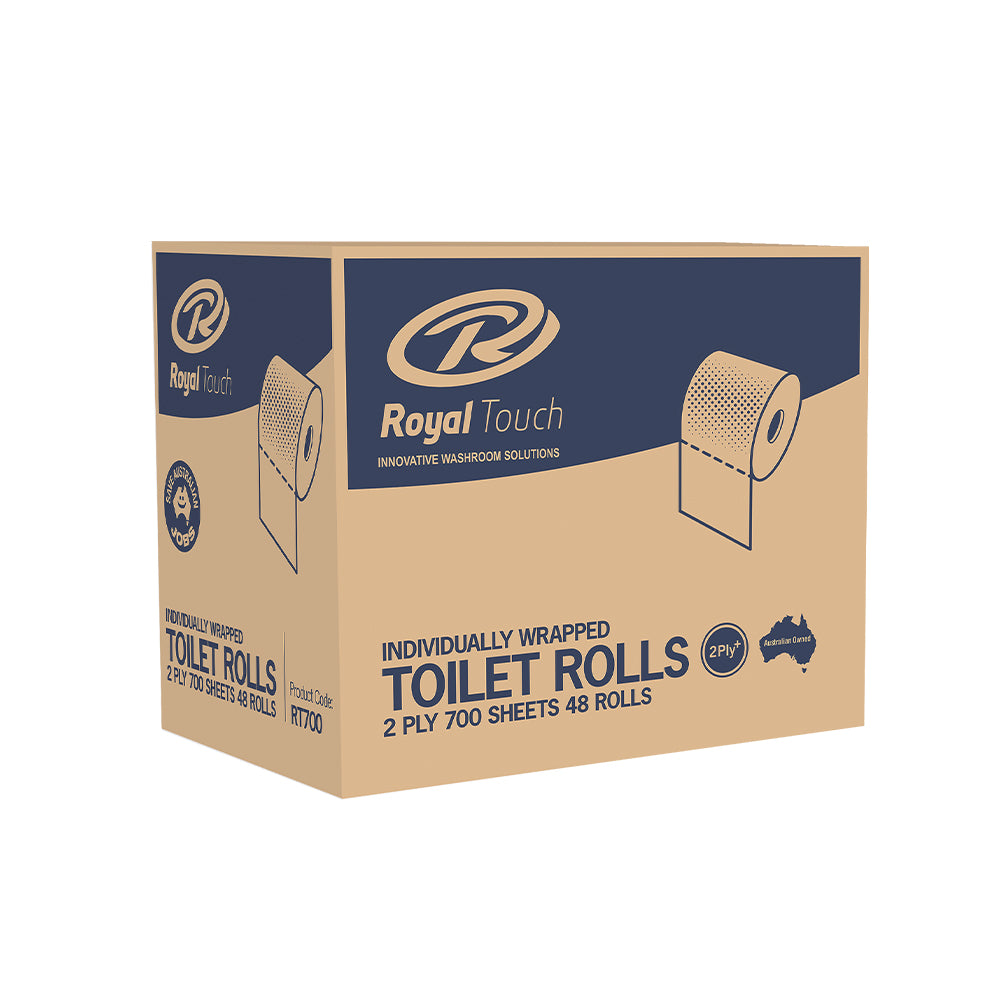 Royal Touch 2ply Toilet Rolls - 48 Individually Wrapped Rolls