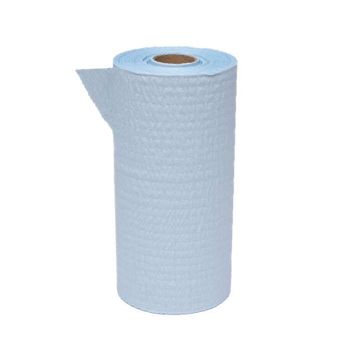Truroar Blue Reinforced Paper Wipers - 4Rolls (24.5cm x 70m) 