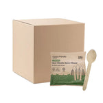 Bulk Buy Premium Wooden Spoon 160mm Wax Coated - CTN